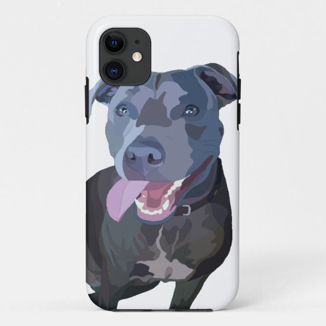 Pitbulltelefonkasten Case-Mate iPhone Hülle (Rückseite)