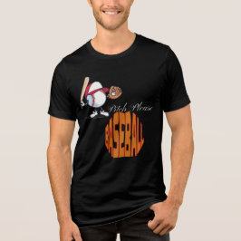 "Pitch bitte" Funny Baseball T - Shirt