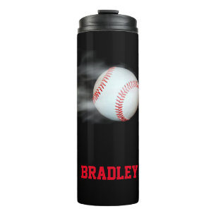 Pitch den Baseball-Team-Player Personalisiert Thermosbecher