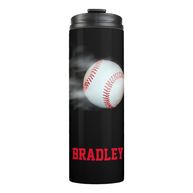 Pitch den Baseball-Team-Player Personalisiert Thermosbecher (Vorderseite)