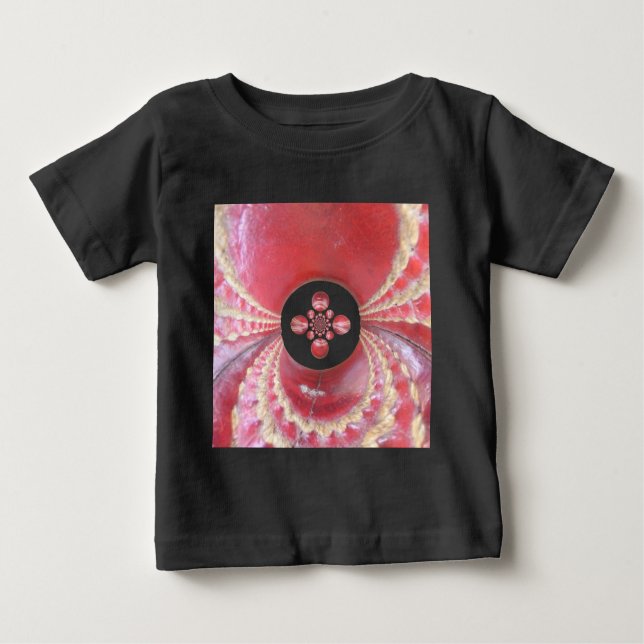 Pitch Kaleidoskop: Cricket Balls The Game's Heart Baby T-shirt (Vorderseite)
