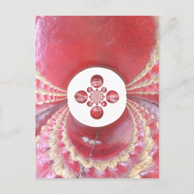 Pitch Kaleidoskop: Cricket Balls The Game's Heart Postkarte (Vorderseite)