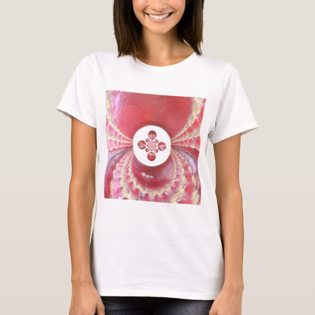Pitch Kaleidoskop: Cricket Balls The Game's Heart T-Shirt (Vorderseite)