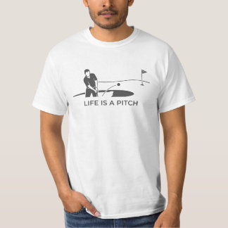 Pitch Life Tee, Golf B Itch Humor Pun Geschenk T-Shirt
