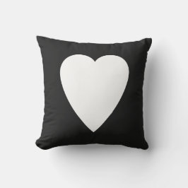 Pitch Pastel & White Heart Design Kissen