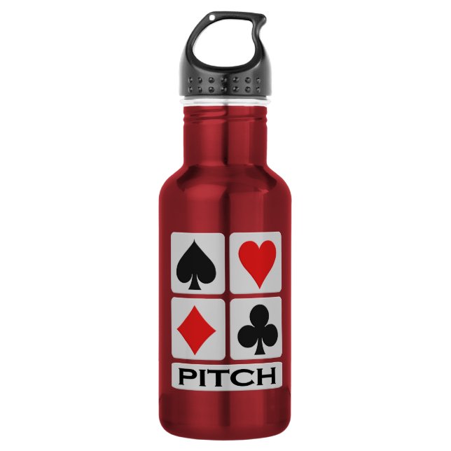 Pitch Player-Zoll Trinkflasche (Vorderseite)