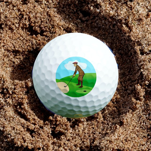 Pitch Shot von Panikgeplagtem Duffer Golfball (Von Creator hochgeladen)