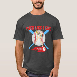 Pitch wie ein Mädchen T-Shirt