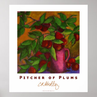 Pitcher des Plums Poster