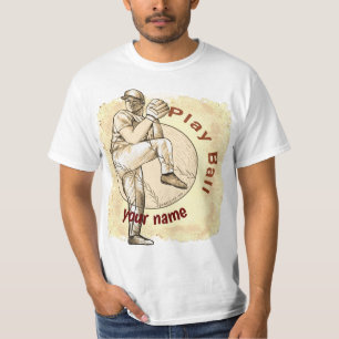 Pitcher Play Baseball T-Shirt