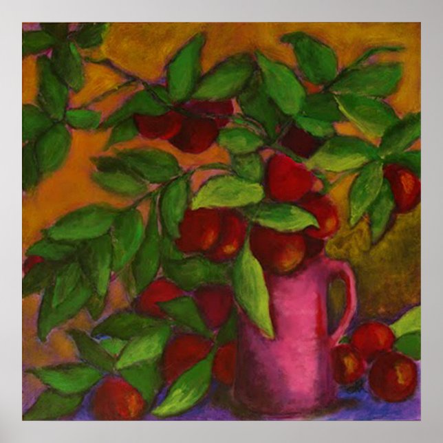 Pitcher von Plums Canvas Print Poster (Vorne)