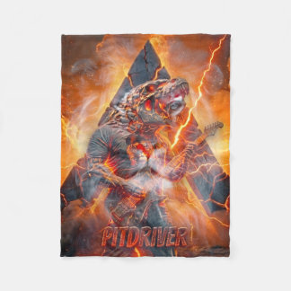 PitDriver Metaphysische Metall-Logo-Decke Fleecedecke