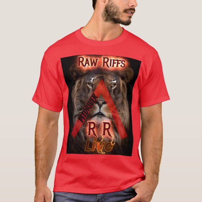 PitDriver Raw Riffs Live T-Shirt (Vorderseite)