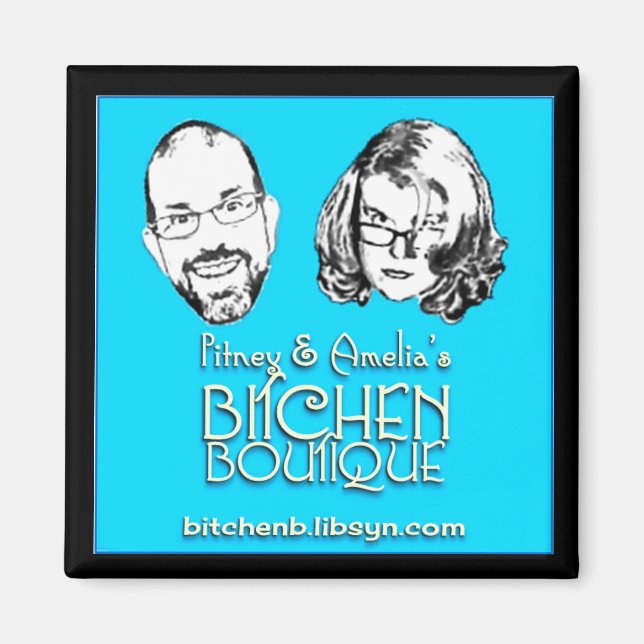 Pitney und Amelia Large Magnet (Vorne)