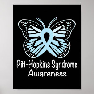 Pitt-hopkins-Syndrom Aufklärungskrieger Lichtblau Poster