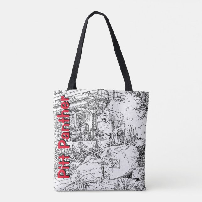 Pitt Panther tote bag, Pittsburgh - PA (Rückseite)