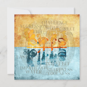 PITTA DOSHA - Grußkarte