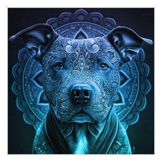 Pittbull-Hunderasse Fotodruck