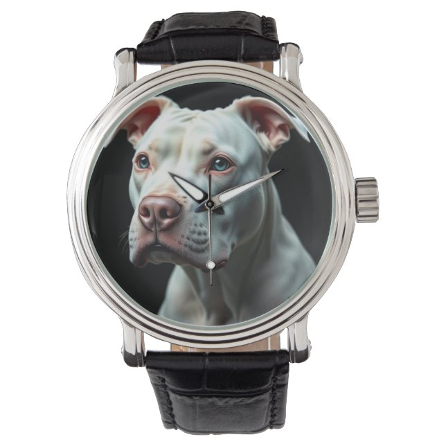 Pittbull Terrier Wrist Watch Armbanduhr (Vorderseite)