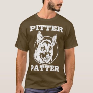 Pitter Patter German Shepherd Dog Owner T - Shirt