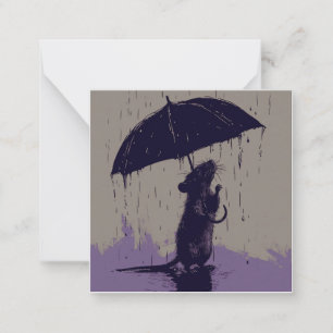 Pitter-Patter & Paw Prints: Gemütliche Mäuse Tales Mitteilungskarte