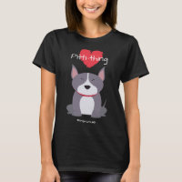 Pitti Thing Liebe Pit Bull Mix Rescue Dog Lover Re