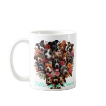 Pittie als Blume Tasse