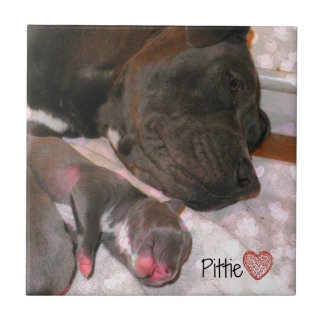 Pittie Liebe Fliese