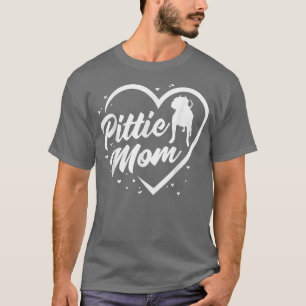 Pittie Mama, Ladys Dog Oma, die beste Mama für Hun T-Shirt