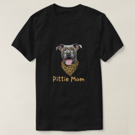 Pittie Mama mit Bandana und Brille T-Shirt