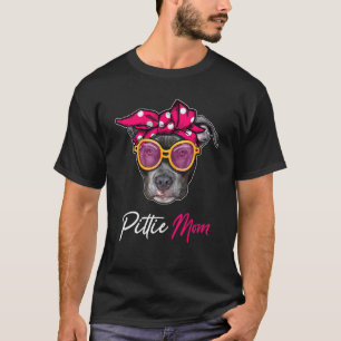 Pittie Mama Pitbull Dog Mütter Tag Frauen Oma T-Shirt