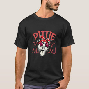 Pittie Mama Pitbull Hund Happy Mother Day T-Shirt