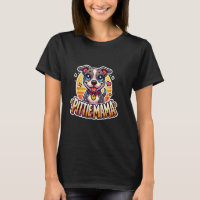Pittie-Mama Pitbull-Mutter Welpen-Hund