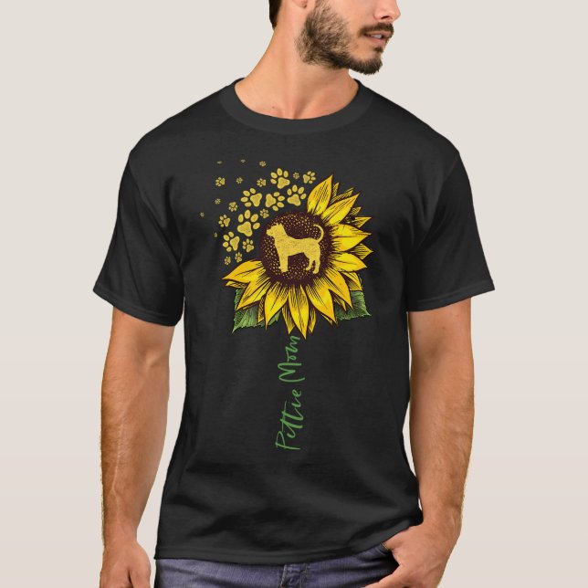 Pittie Mama Sonnenblume Pitbull Lover Geschenke Do T-Shirt (Vorderseite)