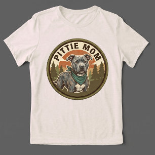 Pittie-Mutter Tri-Blend T-Shirt Pitbull-Rettung Mu Shirt