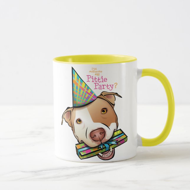 Pittie Party Tasse (Rechts)