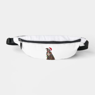 Pittie Pitbuli Weihnachtslicht Weihnachten Weihnac Bauchtasche