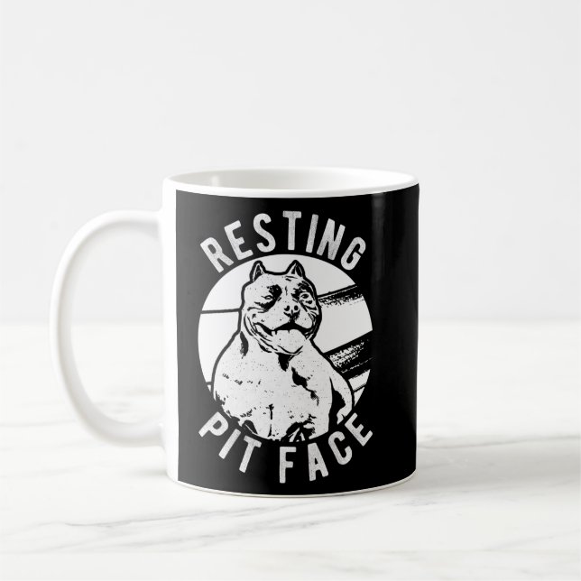Pittie Pitbull Pitbull Hundebesitzer Pet Pitb Kaffeetasse (Links)
