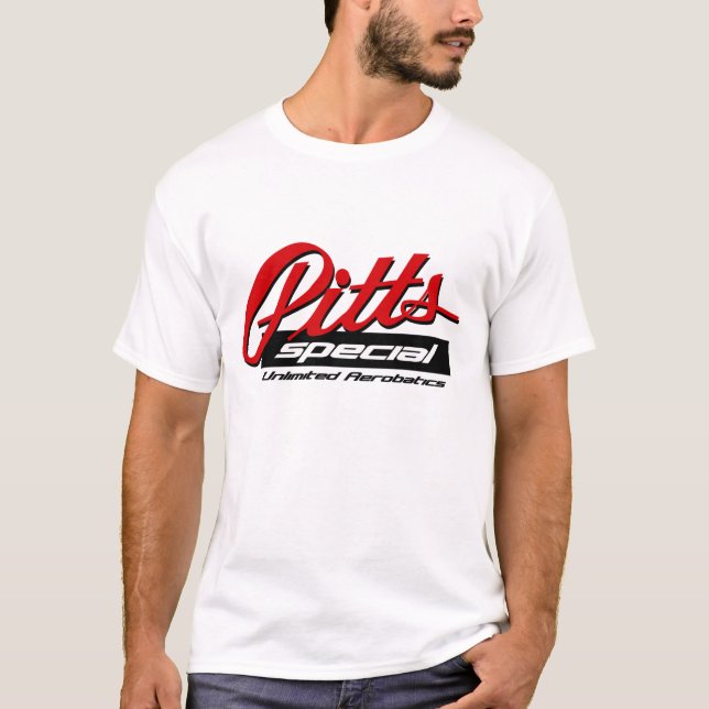 Pitts spezielles unbegrenztes Aerobatic T-Shirt (Vorderseite)