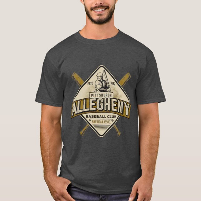 Pittsburgh Allegheny Baseball Club - 1882 T-Shirt (Vorderseite)