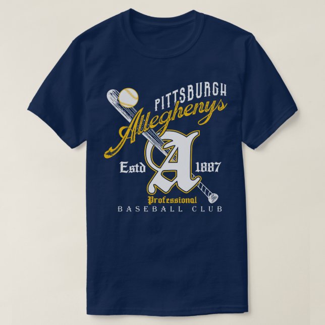 Pittsburgh Alleghenys T-Shirt (Design vorne)