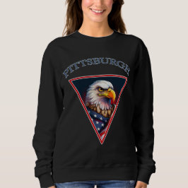 Pittsburgh American Bald Eagle Sweatshirt