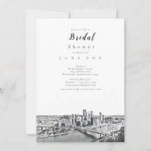 Pittsburgh Bridal Dusche Einladung