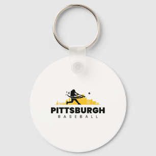 Pittsburgh Bysebyll Vintag Minimalistisch Retro By Schlüsselanhänger