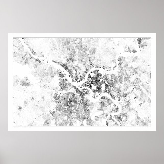 Pittsburgh Census Dotmap Poster (Vorne)