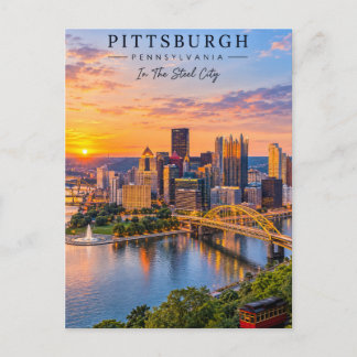 Pittsburgh City Pennsylvania In Der Steel City Postkarte