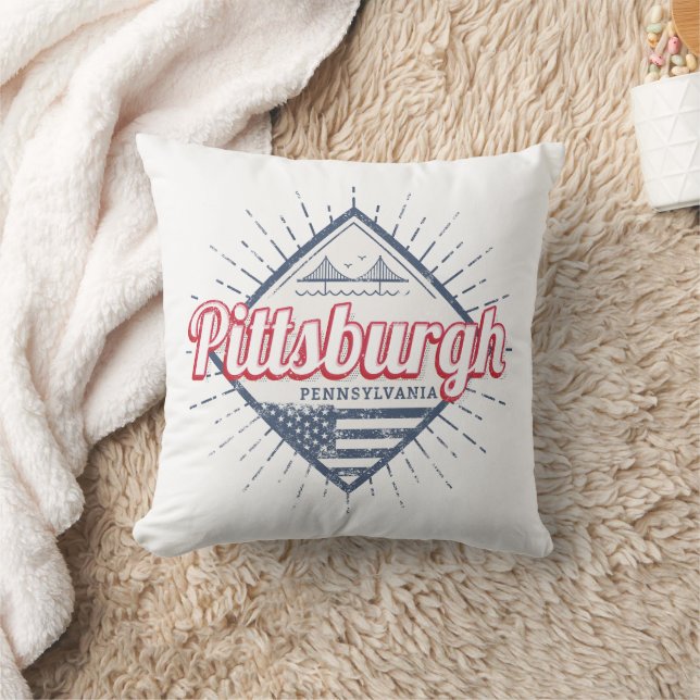 Pittsburgh City United Staaten Pennsylvania USA Kissen (Decke)