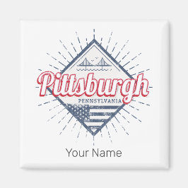 Pittsburgh City United Staaten Pennsylvania USA Magnet