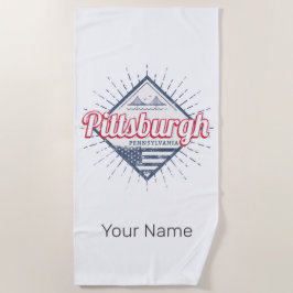 Pittsburgh City United Staaten Pennsylvania USA Strandtuch