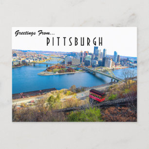 Pittsburgh Cityscape Postkarte